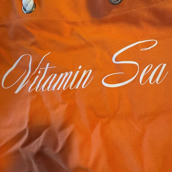 Trina Turk  Vitamin Sea Orange Beach Bag Tote - Picture 4 of 11